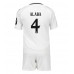 Real Madrid David Alaba #4 Hjemmedraktsett Barn 2024-25 Korte ermer (+ Korte bukser)